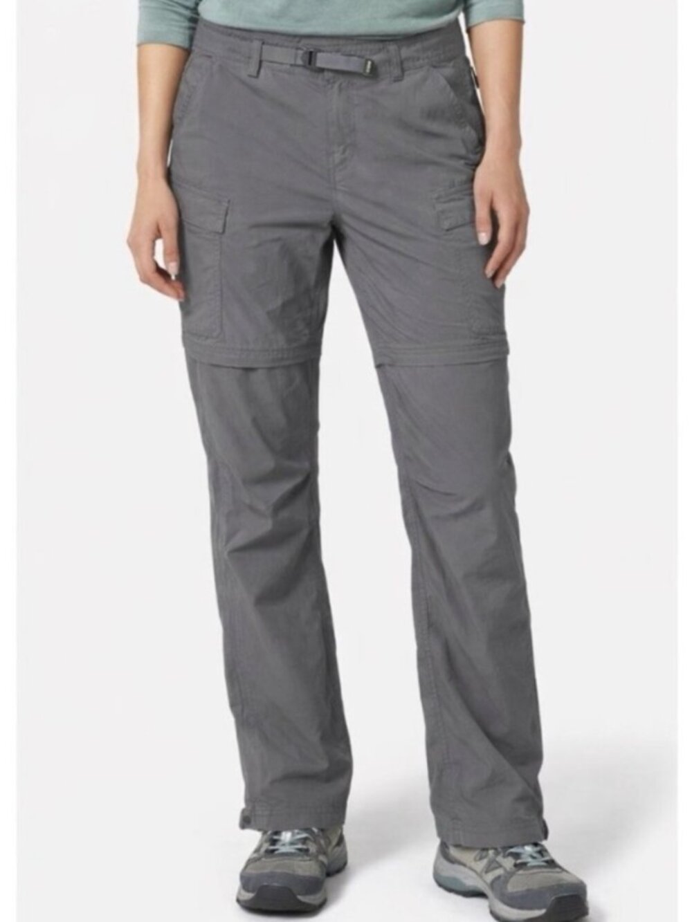 REI Co-op Women's EUC Sahara Convertible Relaxed Hiking Pants Gray | Size 6